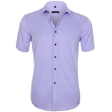 Gerlon | Herren Arbeits Polo Hemd | Kurzarm – Hell lila