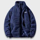 Benedikt | Stilvolle und elegante Cordjacke – Blau
