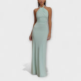 Lagune - Slinky Halter Maxi Dress – Lagune