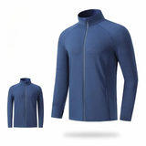 Renexo | Atmungsaktive unisex Komfort Laufjacke Herbst – Dunkelblau (Herren)