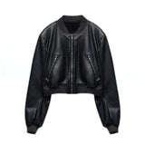 Carmen – trendige bikerjacke für damen – Schwarz