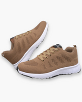 Damen Atmungsaktive Sport Sneakers | Sportlich – Khaki