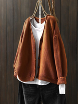 AMORIA | STRICKCARDIGAN – Camel