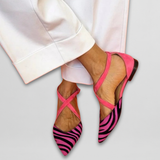 Fenna | Ballerinas mit Riemchen – Rosa