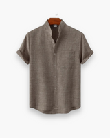 Herren Elegantes Sommerkleid | Kurzarm – Grau