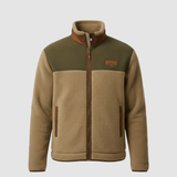 Herren Jacke | leichte Ausführung mit geradem Linienverlauf – Braun