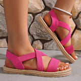 Dove | Leicht Espadrille-Stil Sandalen – Rosa