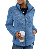 Bequemes Damen Fleece-Weste - Petra – Blau