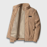 Henrik | Bequeme Cordjacke mit Fleecefutter – Beige
