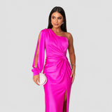 Hailey | Elegantes Hemd – Fuchsia