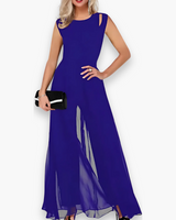 Damen Elegantes Vielseitig Jumpsuit | Durchsehen – Blau
