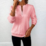 Birgit™ | Eleganter Stilvoller Strickpullover – Rosa