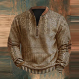 Glen - Gemütlicher Klassischer Pullover – Khaki