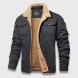 Reinier | Klassische Piloten-Bomberjacke – Grau