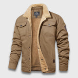 Reinier | Klassische Piloten-Bomberjacke – Khaki