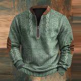Glen - Gemütlicher Klassischer Pullover – Grün
