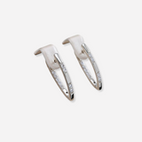 Sylvia | Elegante Ohrringe mit Zirkonia – Silber