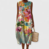 Rhaylyn | Premium Maxikleid – Mehrfarbig