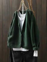 AMORIA | STRICKCARDIGAN – Grün
