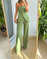 Jean - Elegantes Set – Grün