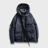 Jonas | Wetterfeste Outdoorjacke mit Kapuze – Schwarz