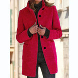 Zenny | Elegante Windbreaker-Jacke – Rot