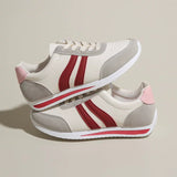 Eirene - Freizeit-Sneaker zum Schnüren – Rot