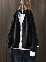 AMORIA | STRICKCARDIGAN – Schwarz