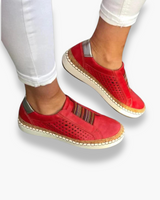 Damen Bequeme Freizeitschuhe | Stilvoll und Funktional – Rot