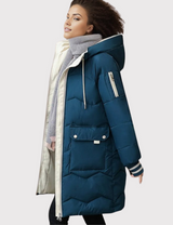 Sicily – gemütlicher winterparka – Blau