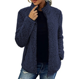 Bequemes Damen Fleece-Weste - Petra – Dunkelblau