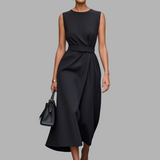 Xandra | Stilvolles Kleid mit Sommerkomfort – Schwarz