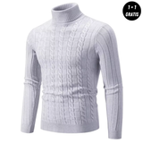 Eleganter Herbstpullover für herren - KENDRICK – Weiß