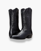 Damen Elegante Cowboystiefel | Westernstiefel Schwarz – Schwarz