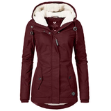 Dalila -  Elegante Winterjacke für Damen – Rot