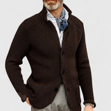 James | Geknöpfte Strickjacke – Dunkelbraun