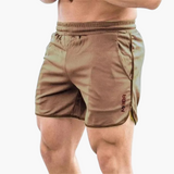 Schnelltrocknende Badeshorts - Herren Schwimmshorts mit Stretch – Braun