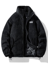 Freddy™ - Klassische Cordjacke für zeitlose Eleganz – Schwarz
