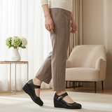 Leyni™ – Elegante, Bequeme Schuhe mit Mittelhohen Absätzen – Schwarz