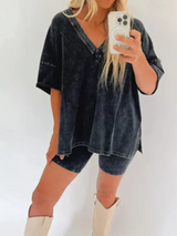 Belinda™ Weicher Gewaschener Komfort – Schwarz