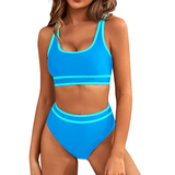 Ashley | Figurformendes Sport-Bikini-Set – Blau