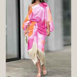 Olivia | elegantes Kleid – Rosa