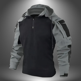 Taj | Premium Robuste Militärjacke für Männer – Grau