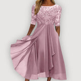 Doretta - Anmutiges Abendkleid – Rosa