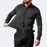 Rye – Dehnbares Langarmshirt – Schwarz