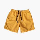 Herren Sommer Shorts mit Kordelzug und Schnelltrocknung – Gelb