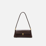 Rhonda - Trendige Schultertasche mit vielseitigem Design – Kaffee
