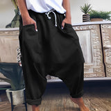 Dionne - Lässige elastische Hose für Damen – Schwarz