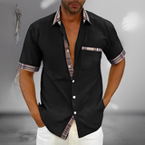 Henrick - Ein elegantes und bequemes Herren-Sommerhemd – Schwarz