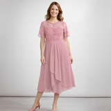 Floraine - Schickes Damenkleid – Rose